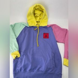 Teddy Fresh Color Block Sweatshirt Large